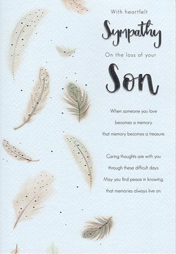 Picture of SYMPATHY ON THE LOSS OF YOUR SON CARD